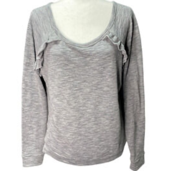 Chill By Will Y2K Ruffle Sweatshirt SZ S - Picture 1 of 6